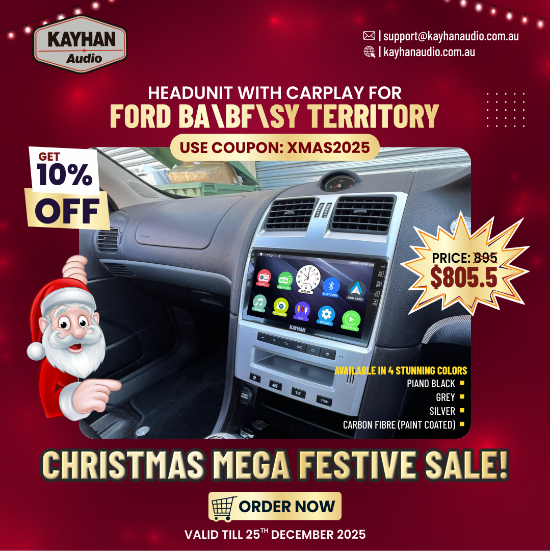 🎅 Xmas Deal! Save Big on Ford Territory CarPlay Head Unit 🎁