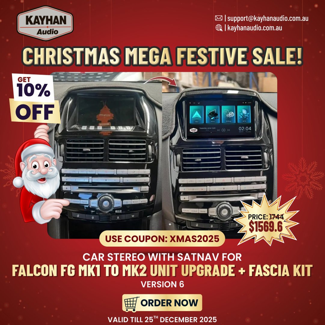 “Christmas Mega Sale: Ford Falcon FG Head Unit Upgrade”