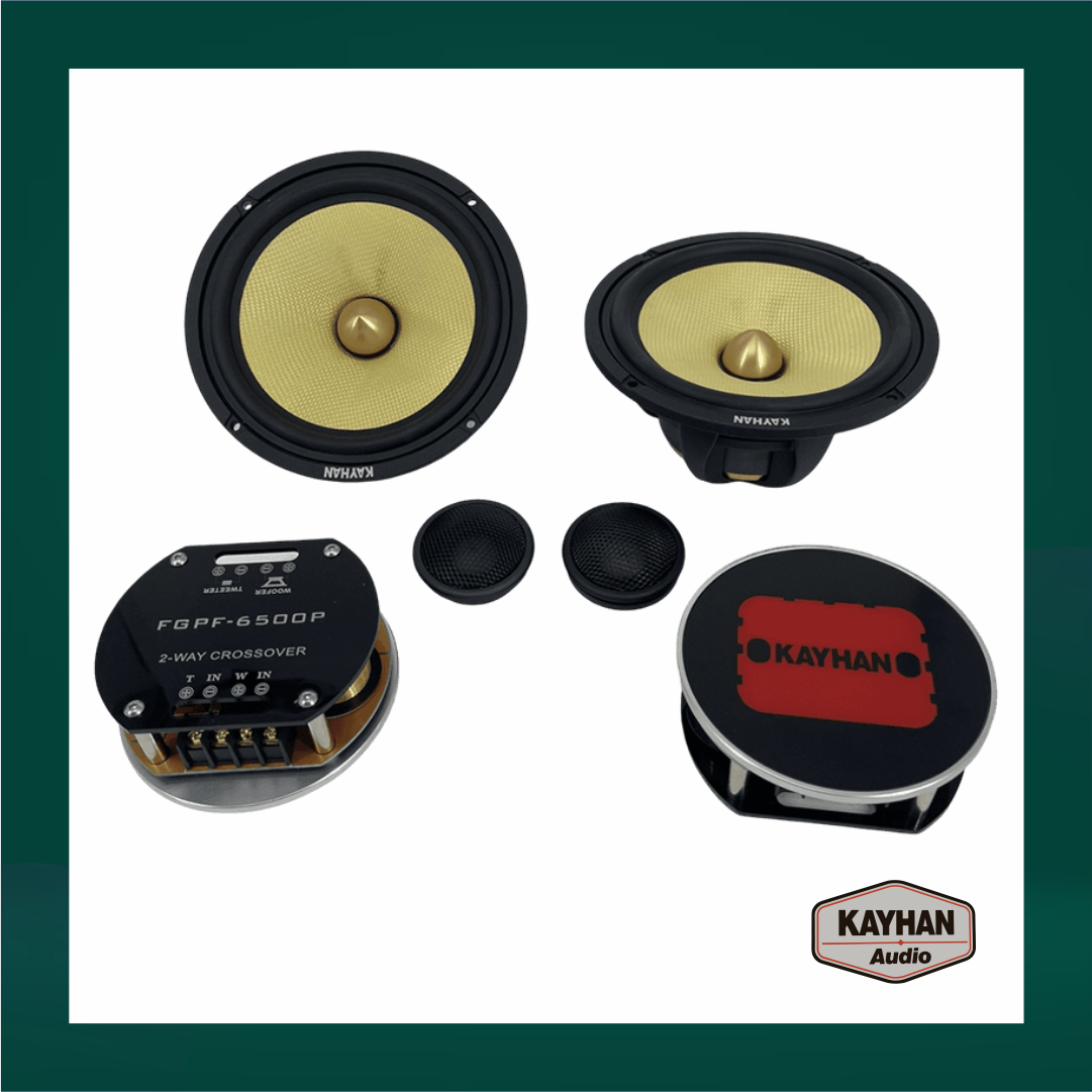 Two Way Component Car Speaker 6.5 inch with Tweeter 1.8 inch