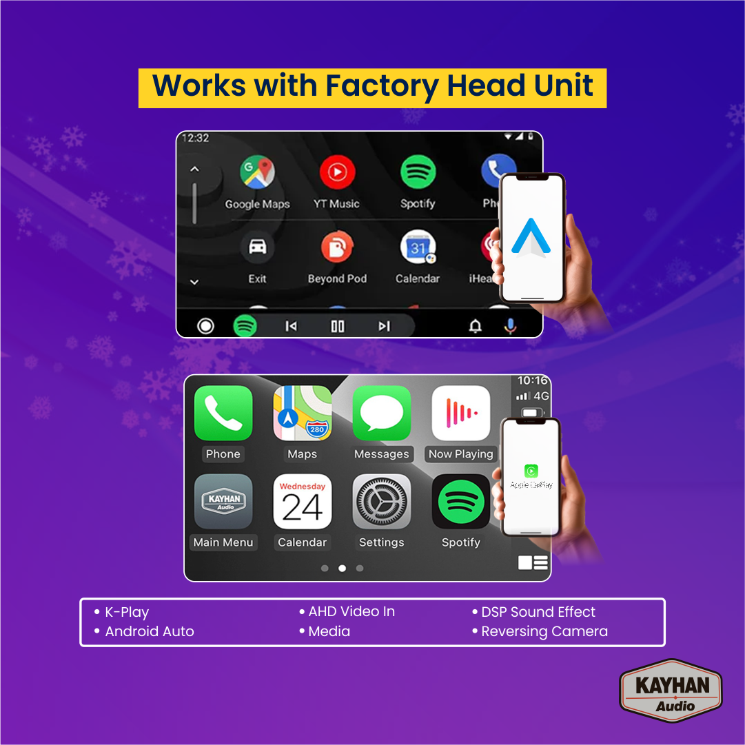 Wireless Apple CarPlay & Android Auto Module For Lexus UX 2018-2020