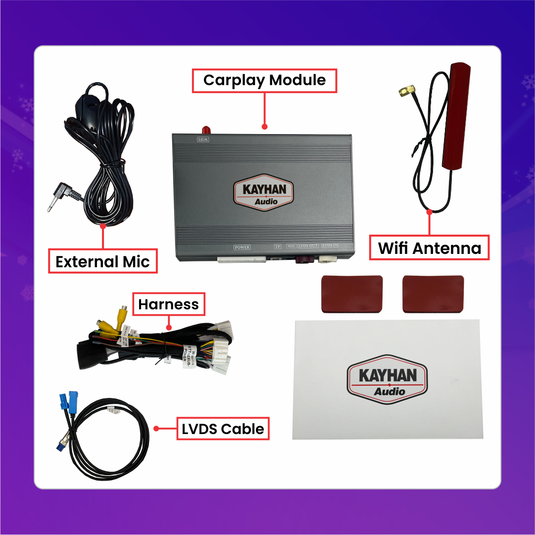 Wireless Apple CarPlay & Android Auto Module For Lexus UX 2018-2020