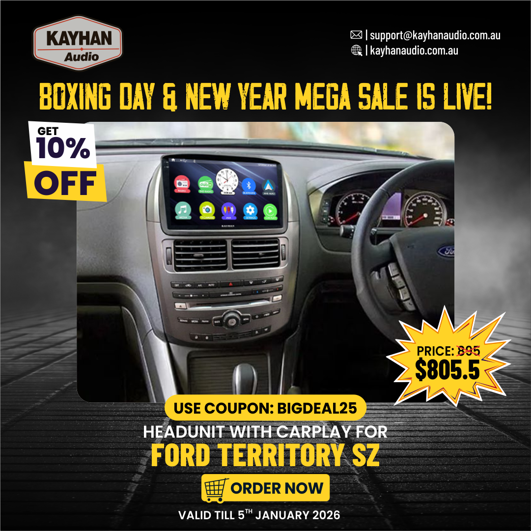 New Year Mega Sale – Apple CarPlay Headunit for Ford Territory SZ