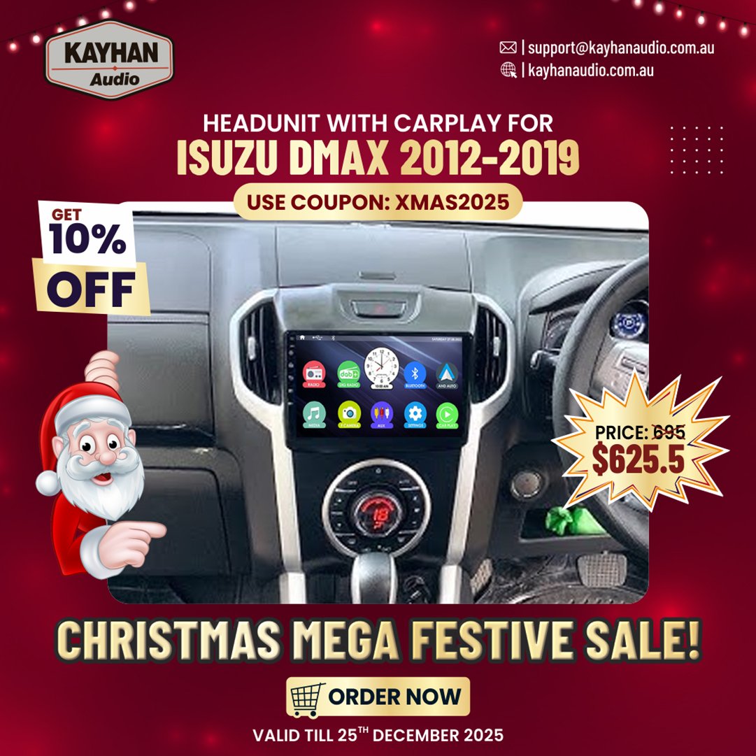 “Christmas Special: Premium CarPlay for Isuzu D-Max”