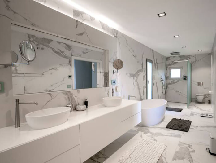 Modern bathroom renovation eastern suburb Adelaide
