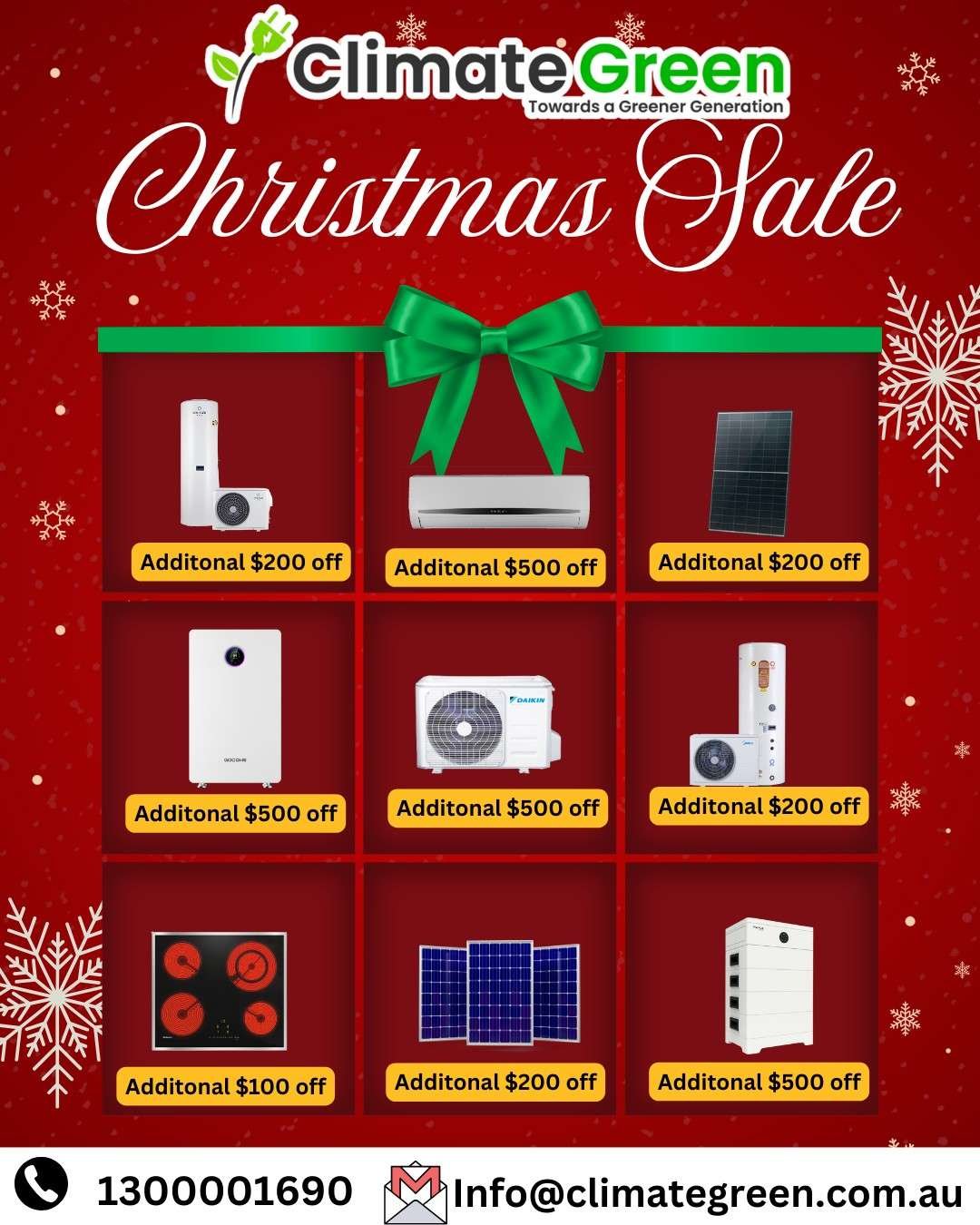 Climate Green’s Christmas Sale is LIVE