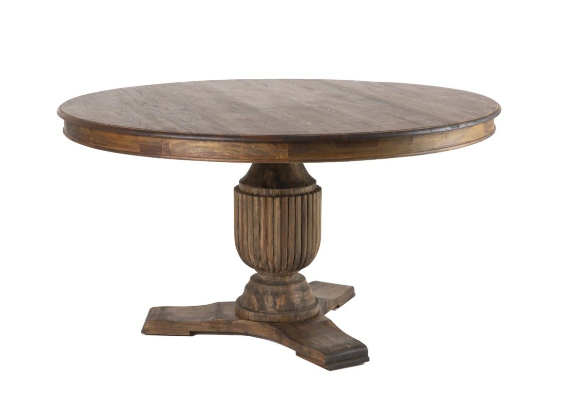 Elegant Britannica Round Dining Table for Stylish Outdoor Dining