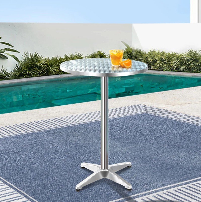Adjustable Gardeon Outdoor Bar Table – Stylish & Durable