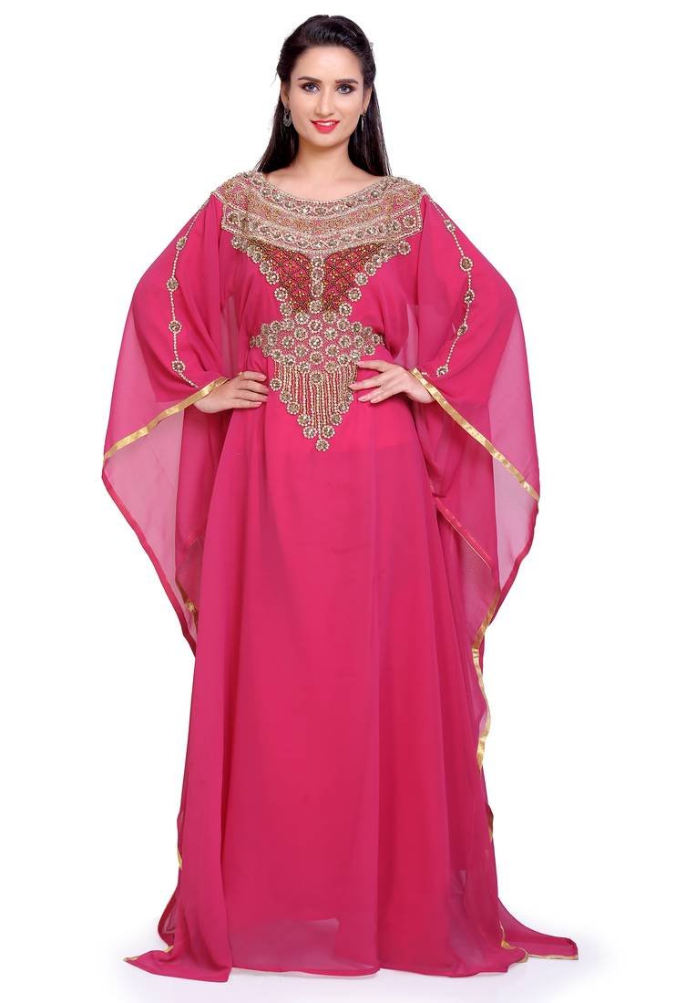 Pink Kaftan for Women by Mirraw – Soft Comfort Wear with 30% Off