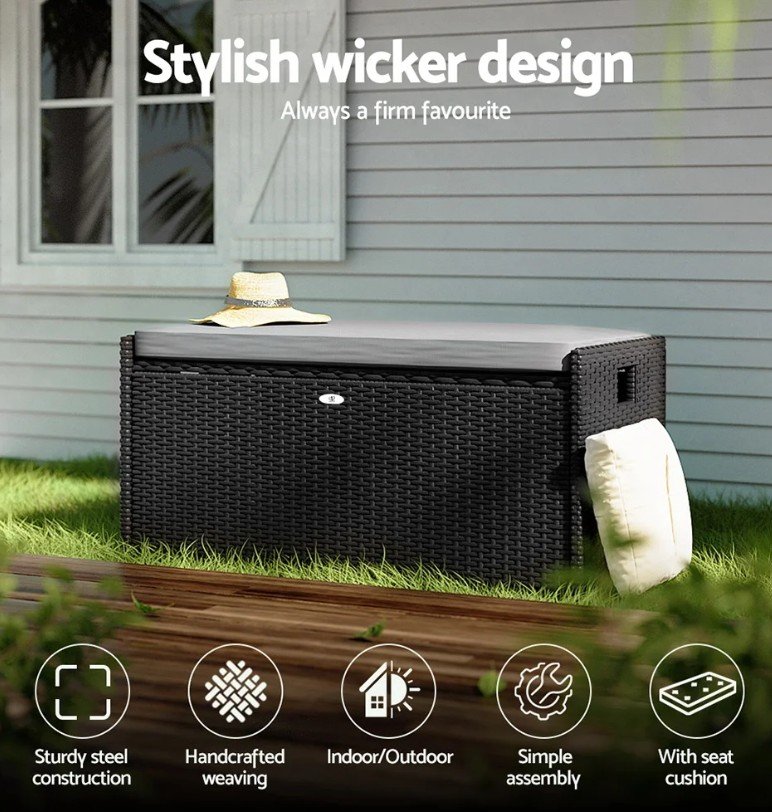 Gardeon Outdoor Storage Bench Box – Stylish & Durable
