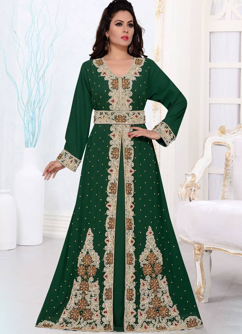 Moroccan Kaftan for Women by Mirraw – Stylish White Kaftans Sale