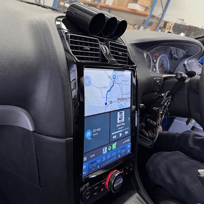 Premium Headunit for Ford Territory (BA / BF / GHIA / SX / SY) – Piano Black Fascia