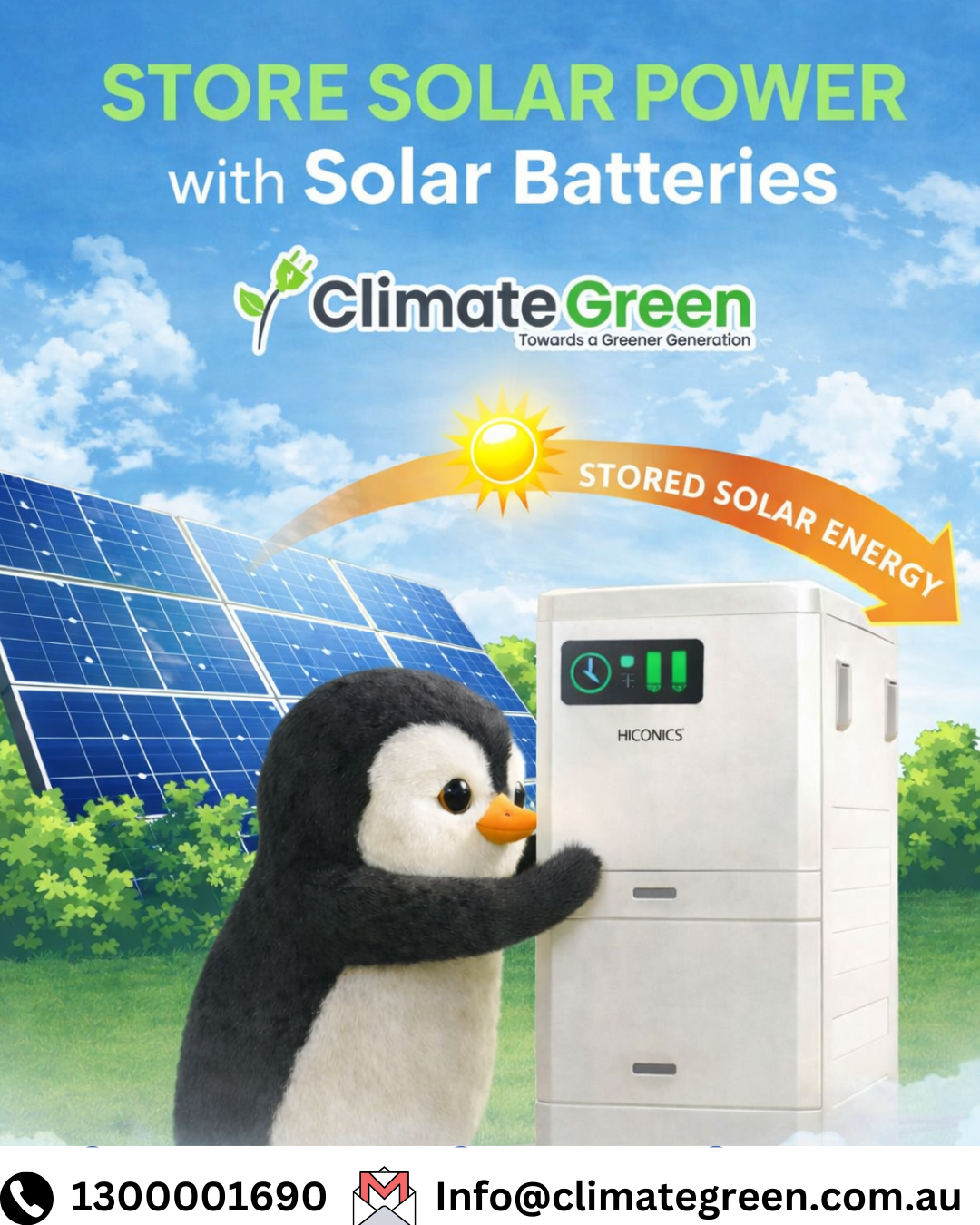 Store Your Solar Power with a Smart Battery!