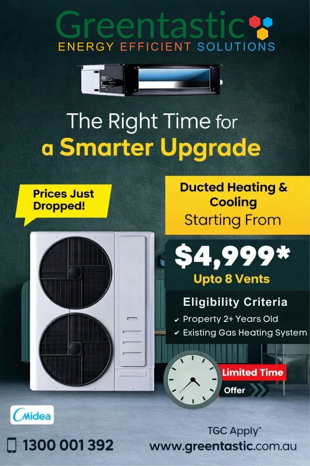 🔥 Ducted Heating & Cooling Upgrade – From $4,999* 🔥