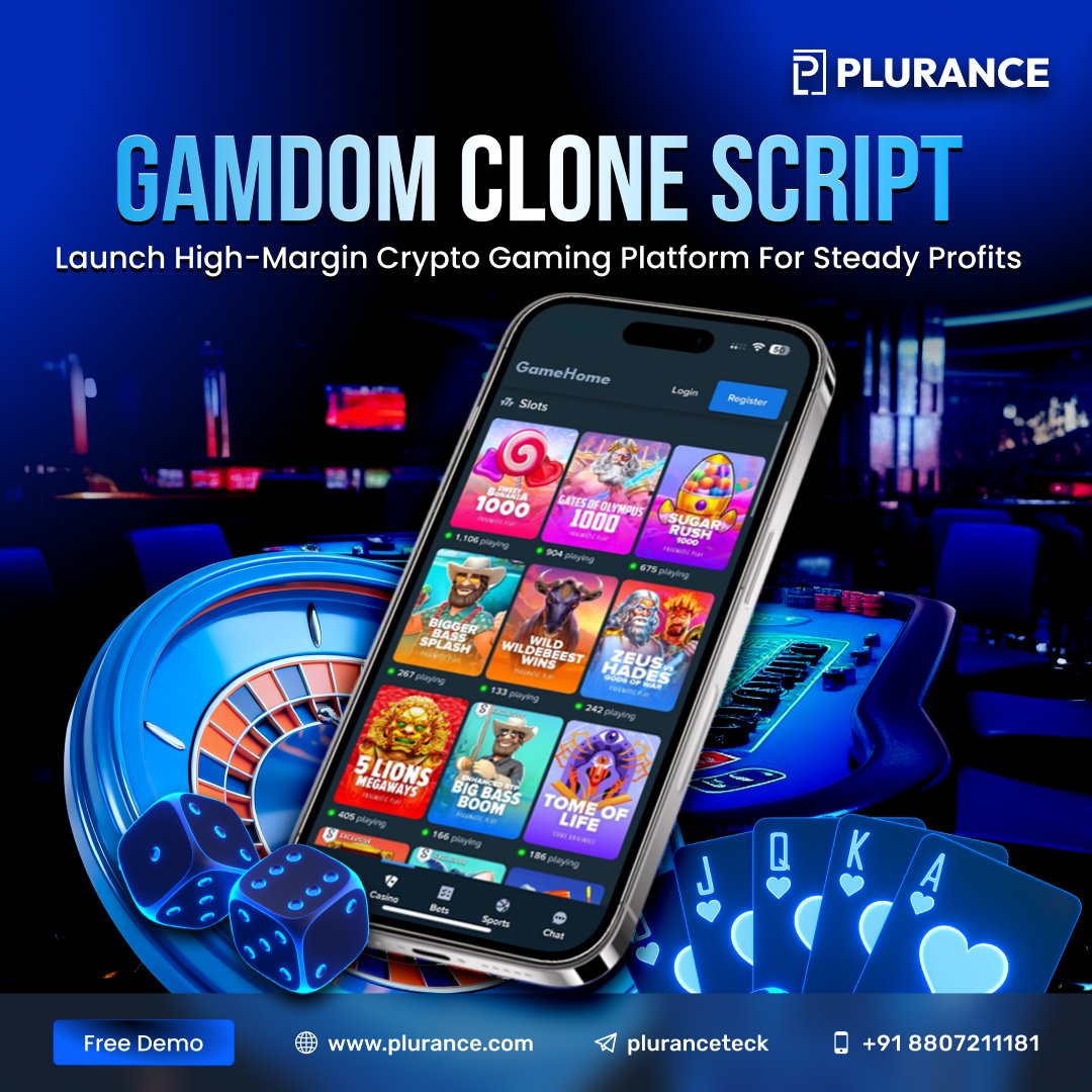 All-in-One Gamdom Clone Script for Building a Profitable Crypto Casino