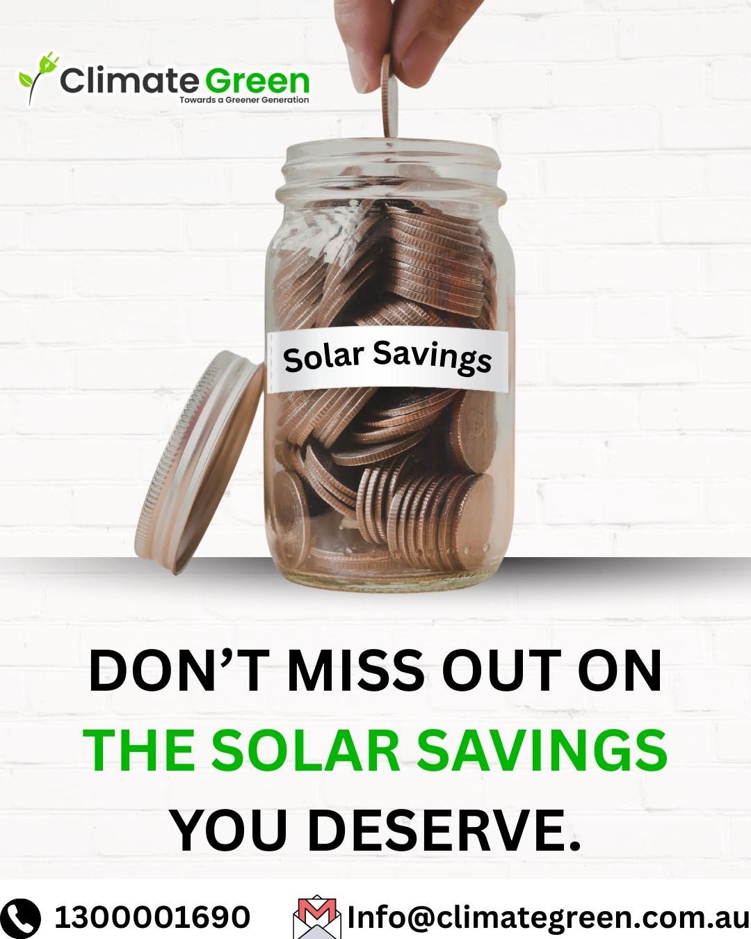 Don’t Miss Out on the Solar Savings You Deserve