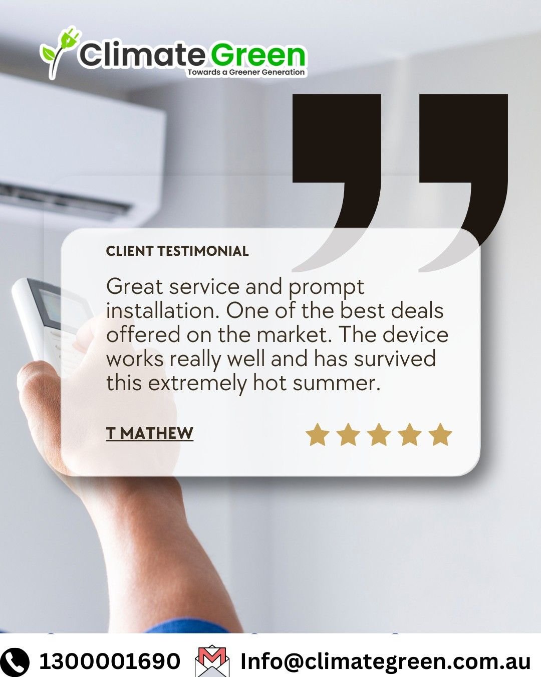 Trusted by Local Homeowners “Great service and prompt installation. One of the best deals on the ma