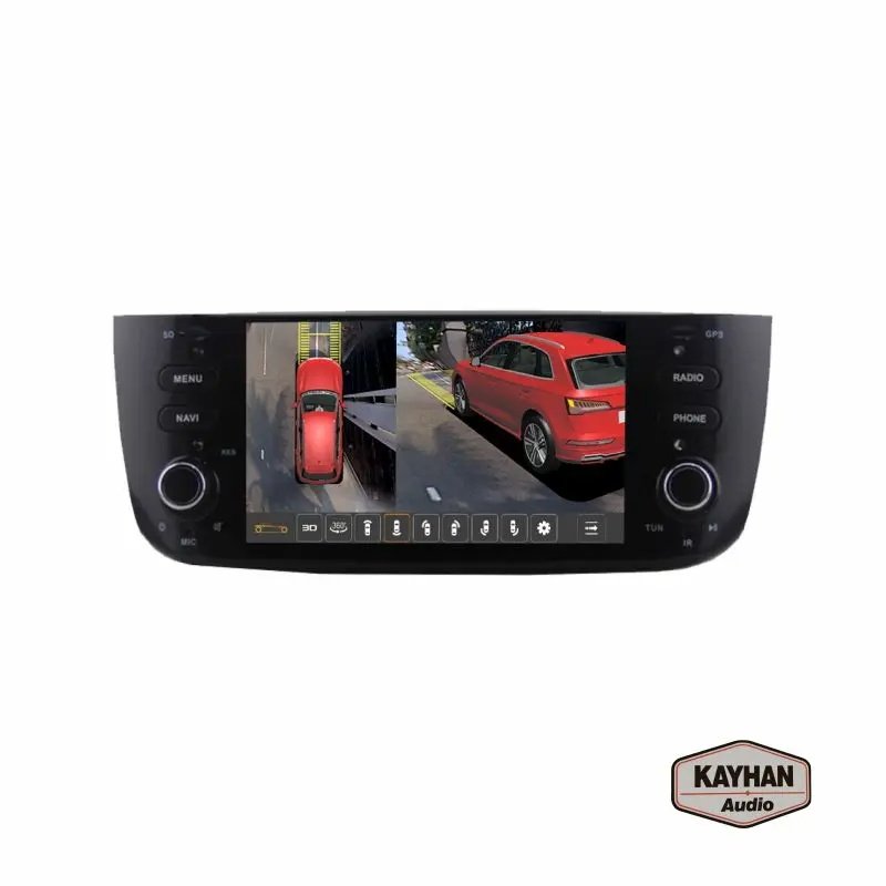 Car Stereo with SatNav For FIAT Punto199-310 Linea | V6 | 2012-2015 | 9 Inch
