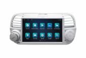 Car Stereo with SatNav For Fiat 500C-Silver | V6 | 2010-2015 | 8-inch