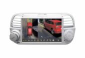 Car Stereo with SatNav For Fiat 500C-Silver | V6 | 2010-2015 | 8-inch